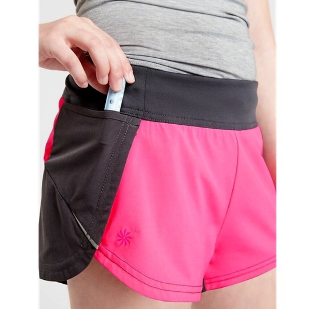 Athleta Girl Sprinter Short Black/Pink